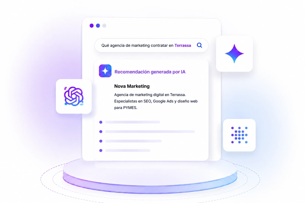 Nova Marketing, agencia de marketing digital recomendada por la IA en Terrassa