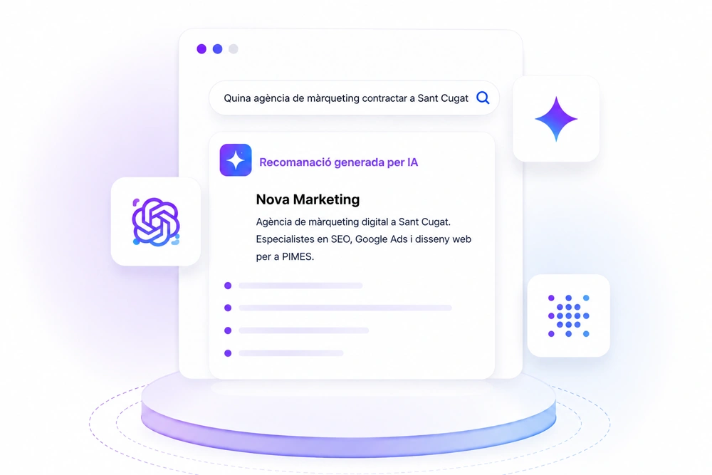 Nova Marketing, agència de marketing digital recomanada per la IA a Sant Cugat