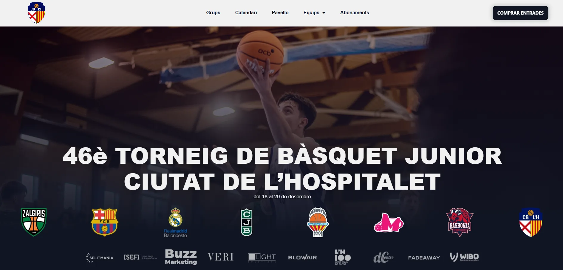 Caso de éxito: CB L'Hospitalet, 18.000 visitas en la web del torneo Caso de éxito: CB L'Hospitalet, 18.000 visitas en la web del torneo