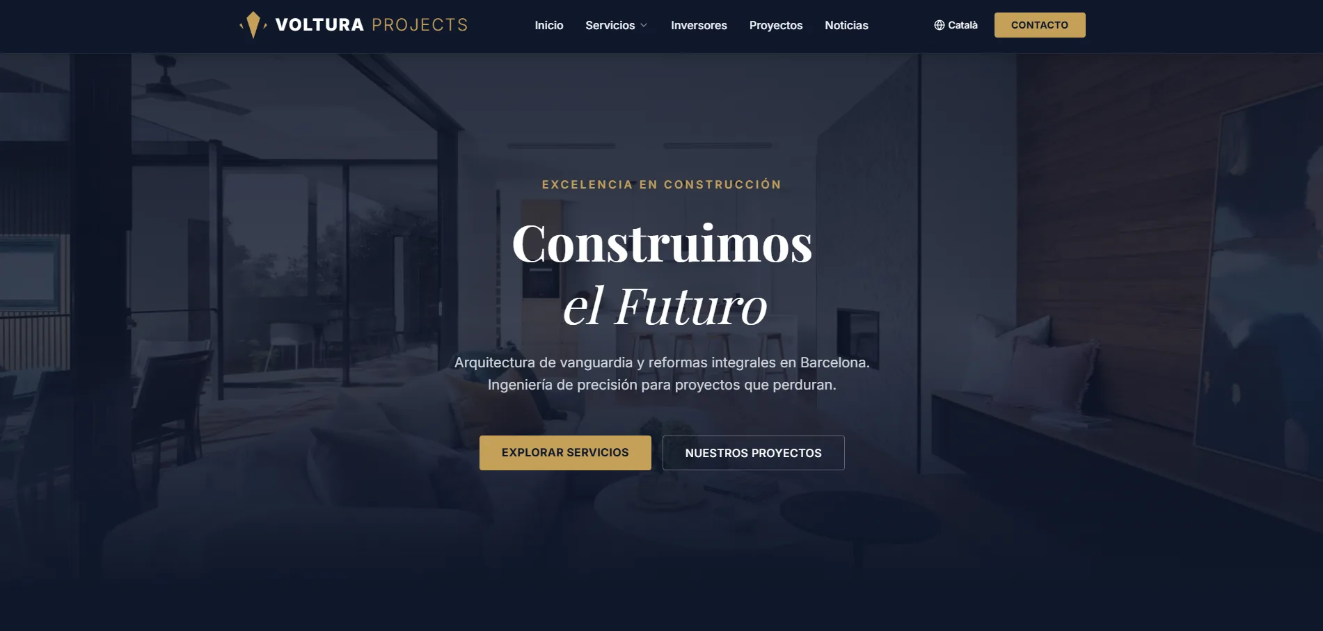 Caso de éxito: Voltura Projects, web a medida y 122 keywords en 7 meses Caso de éxito: Voltura Projects, web a medida y 122 keywords en 7 meses